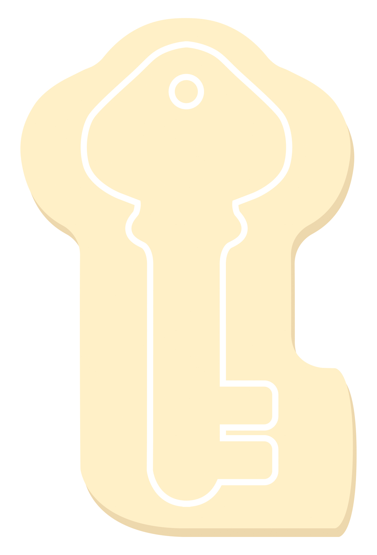 Souvenir® Sticky Note™ 4" x 6" Die Cut Pad, 50 sheet 30