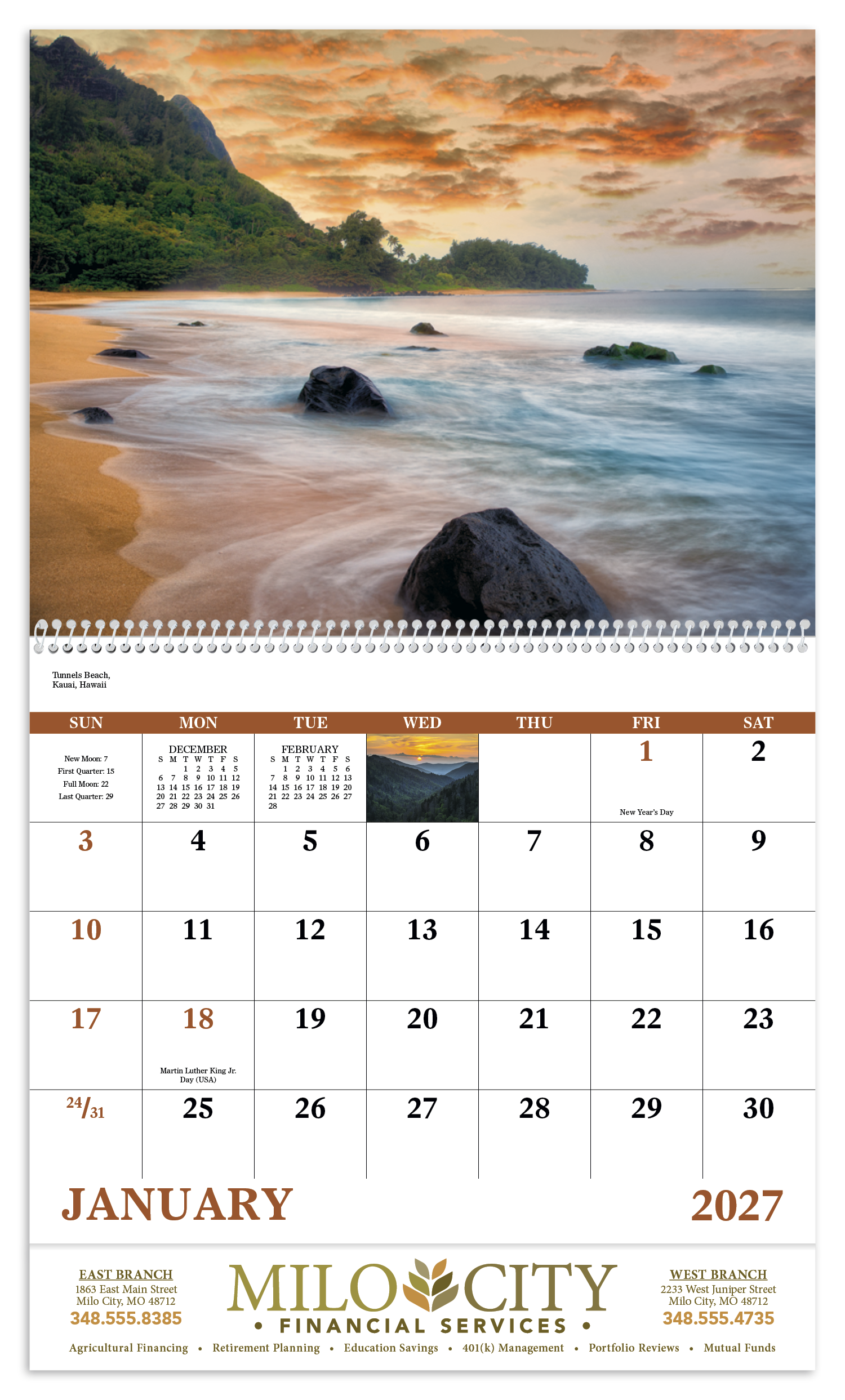 Good Value™ Landscapes of America - Spiral Calendar 85